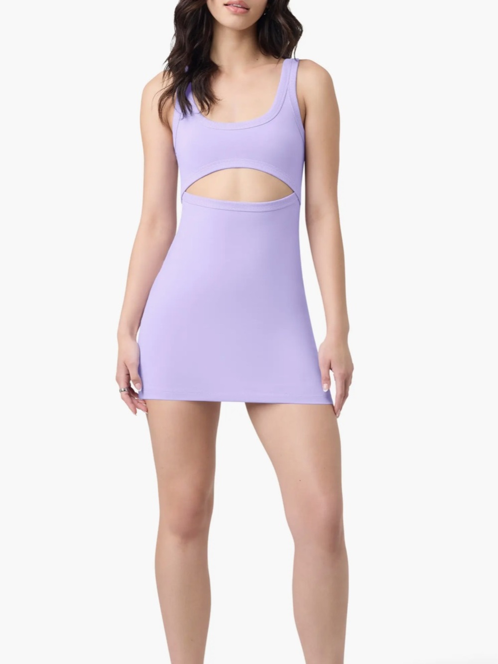 Florence By Mills Cutout Body Con Mini Dress in Lavender Size XS